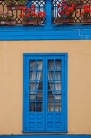 Spain, Oviedo, Plaza Fontan, Building Detail Fine Art Print