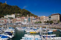 Old Town Marina, San Sebastian, Spain Fine Art Print