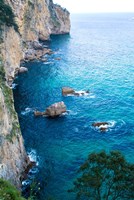 Spain, Cantabria, Faro del Caballo, Mount Buciero, Cliffs Fine Art Print