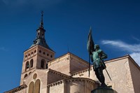 Plaza San Martin and San Martin Church, Segovia, Spain by Walter Bibikow - various sizes - $44.49