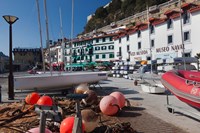 Old Town Marina, San Sebastian, Spain Fine Art Print