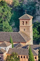 Rooftops of the Albayzin district, Granada, Spain Fine Art Print