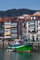 Spain, Basque Country, Vizcaya, Lekeitio Harbor Fine Art Print