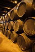 Spain, Bodegas Gonzalez Byass, Winery Casks Fine Art Print