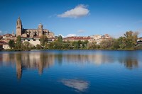 View from the Tormes River, Salamanca, Spain Fine Art Print