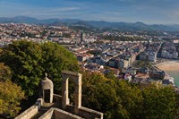 City View, San Sebastian, Spain Fine Art Print