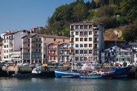 Commercial Fishing Port, Village of Pasai San Pedro, Spain Fine Art Print
