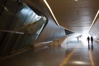 Pavilion Bridge, Zaragoza, Spain Fine Art Print
