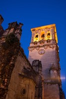 Spain, Andalusia Bell tower of the Santa Maria De La Asuncion Church Fine Art Print