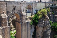 Spain, Andalusia, Ronda Puente Nuevo bridge above El Tajo gorge Fine Art Print