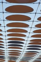 Spain, Aragon, Zaragoza Expo Site, Awning of Dots Fine Art Print