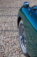 Spain, Avila, classic car 1950s Jaguar XK-150S Fine Art Print