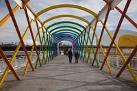 Spain, Aviles, Centro Niemeyer, Arts Center Fine Art Print