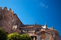 Spain, Castilla y Leon Region, Avila Avila Cathedral detail Fine Art Print