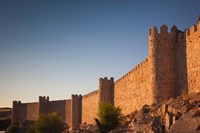 Spain, Castilla y Leon, Avila Fortification Walls Fine Art Print