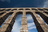 Spain, Castilla y Leon, Segovia, Roman Aqueduct Fine Art Print
