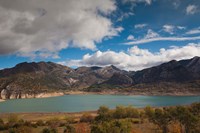 Spain, Embalse de los Barrios de Luna Reservoir Fine Art Print