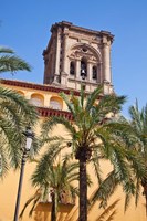 Spain, Granada The bell tower of the Granada Cathedral Fine Art Print