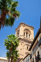 Spain, Granada This is the bell tower of the Granada Cathedral Fine Art Print
