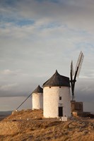 Spain, La Mancha, Consuegra, La Mancha Windmills Fine Art Print