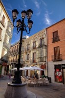 An Outdoor Cafe,  Avila, Spain Fine Art Print