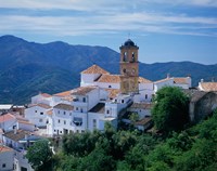 White Village of Algatocin, Andalusia, Spain Fine Art Print