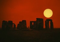Monoliths of Stonehenge near Salisbury, England Fine Art Print