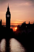 The Big Ben Clock Tower, London, England Fine Art Print