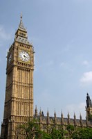 England, London, Big Ben Clock Tower Fine Art Print