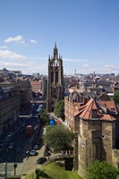 Black Gate and St Nicholas Cathedral, Newcastle on Tyne, Tyne and Wear, England Fine Art Print