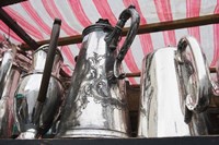 Pots and Pans, Portobello Road Market, Notting Hill, London, England Fine Art Print