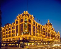 Harrods, London, England Fine Art Print