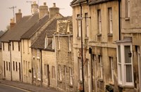 High Street Buildings, Cotswold Village, Gloucestershire, England Fine Art Print