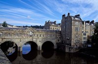 River Avon Bridge with Reflections, Bath, England Fine Art Print