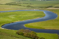 River Cuckmere, near Seaford, East Sussex, England Fine Art Print