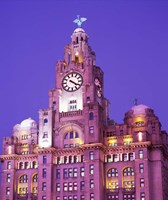 Liver Building, Liverpool, Merseyside, England Fine Art Print