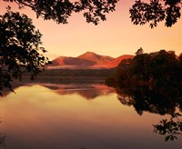Derwent Water in The Lake District, Cumbria, England Fine Art Print