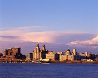 Liverpool Skyline, Merseyside, England Fine Art Print