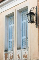 Building Detail, Manolates, Samos, Aegean Islands, Greece Fine Art Print