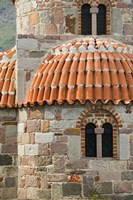 Detail of Panaghias Myrsiniotisis Chapel above the Limonos Monastery, Filia, Lesvos, Greece Fine Art Print