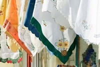 Fabrics, Anafonitria, Zakynthos, Ionian Islands, Greece Fine Art Print