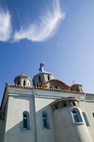 Greece, Aegean Islands, Samos, Agia Triada Church Fine Art Print
