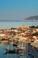 Greece, Aegean Islands, Samos, Pythagorio: Harbor Fine Art Print