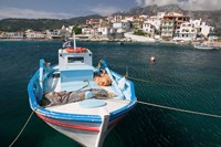 Kokkari Waterfront, Samos, Aegean Islands, Greece Fine Art Print