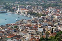 Morning Town View from Venetian Kastro Castle, Zakynthos, Ionian Islands, Greece Fine Art Print