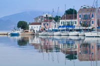 Yacht Harbor, Fiskardo, Kefalonia, Ionian Islands, Greece Fine Art Print