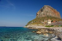Greece, Peloponnese, Rock of Monemvasia Fine Art Print