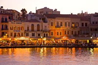 The Old Harbor, Chania, Crete, Greece Fine Art Print