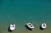 Greece, Dodecanese, Rhodes, Lindos Harbor, Boats Fine Art Print