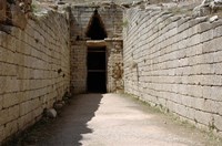 Greece, Peloponnese, Mycenaen art, Tomb of Clitmenestra Fine Art Print